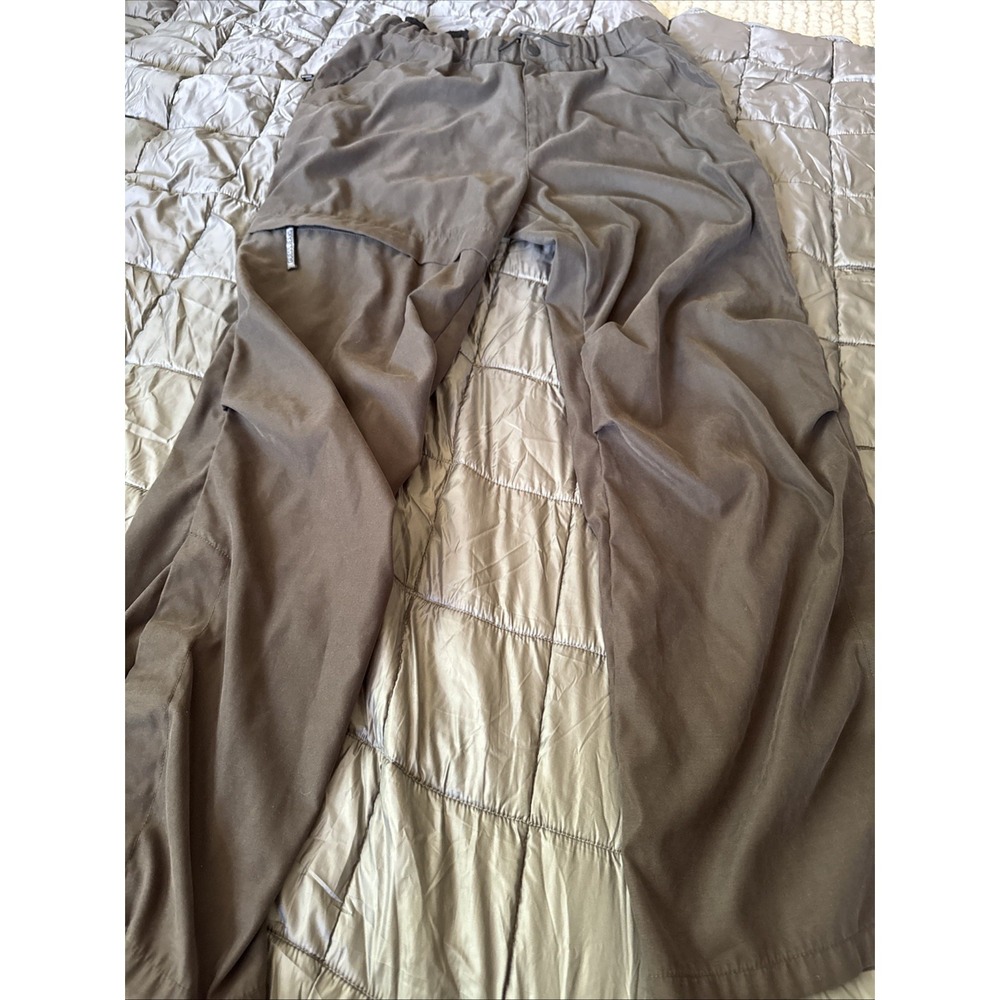 GUESS Jeans Wind Pants XL Army Green‎ Cargo Pockets Drawstring Waist